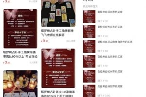 小众却赚钱的零成本互联网副业项目——塔罗占卜