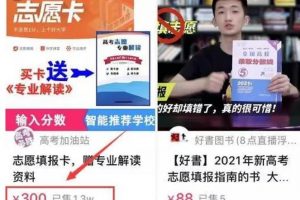 虚拟产品暴利项目：高考志愿填报，让你一月轻松赚10万！