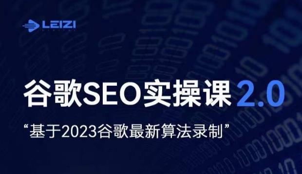 雷子·谷歌SEO 2.0实战课,独立站询盘自由必备,基于2023谷歌最新算法录制插图 雷子·谷歌SEO 2.0实战课,独立站询盘自由必备,基于2023谷歌最新算法录制